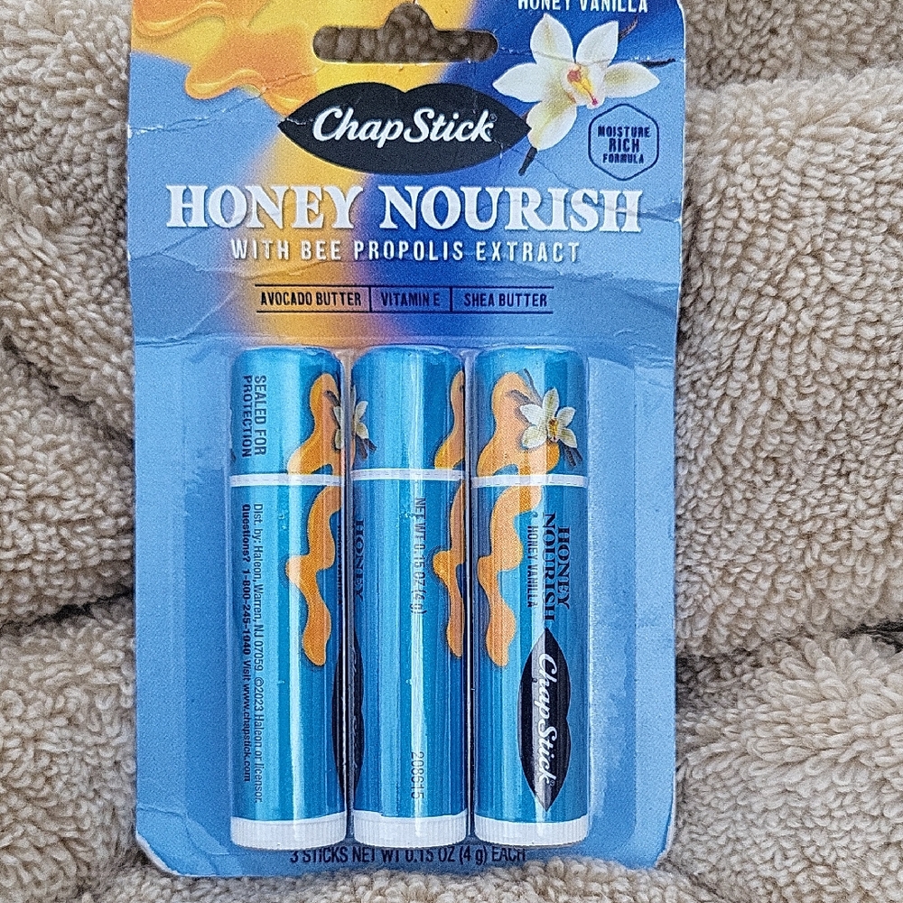 ChapStick Honey Vanilla Lip Balm Trio